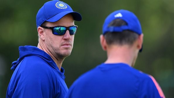 India's fast bowling coach Morne Morkel (L) in this frame. (Getty) India's fast bowling coach Morne Morkel (L) in this frame. (Getty)