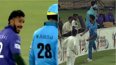 Shahnawaz Dahani takes revenge for Hasan Ali mocking him, dismisses him and runs out of the ground in celebration; watch video Hasan Ali, Shahnawaz Dahani