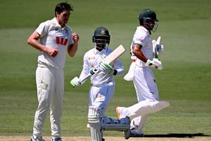 Only 5 wickets fall on Day 2 as Tanzid's maiden ton helps Bangladesh take 153-run lead vs Australia SportsTak