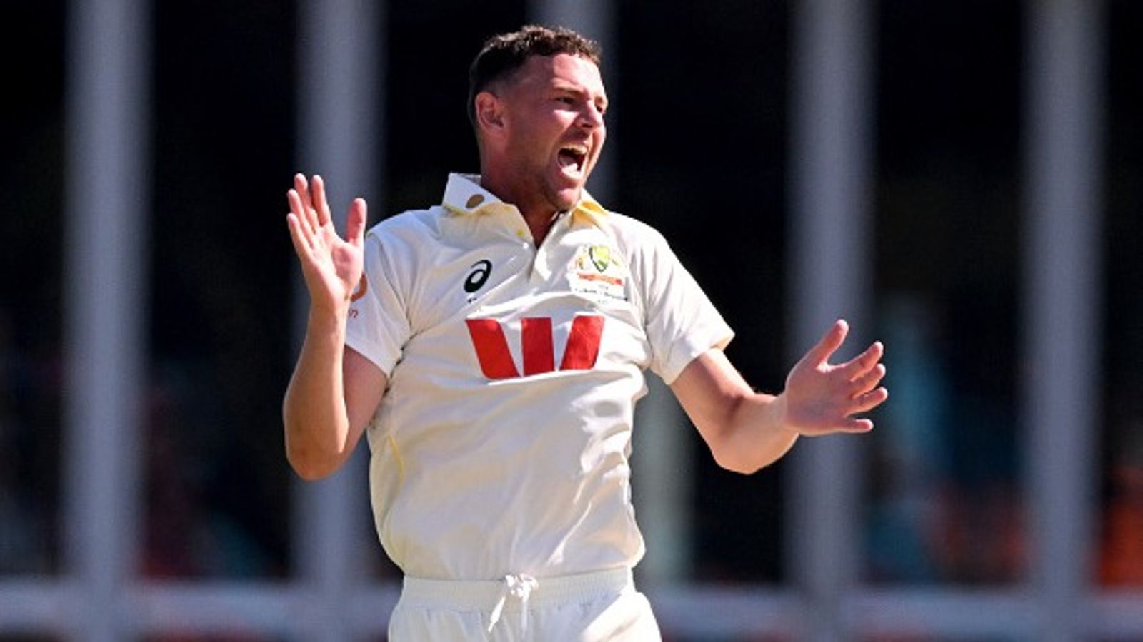 Josh Hazlewood becomes 1st Australian pacer to achieve this historic feat in 1st Test vs Bangladesh Australia's ace pacer Josh Hazlewood in this frame. (Getty)