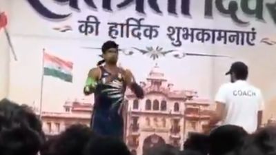 Scary scenes at NIS Patiala as ceiling collapses during Independence Day event, athletes injured SportsTak