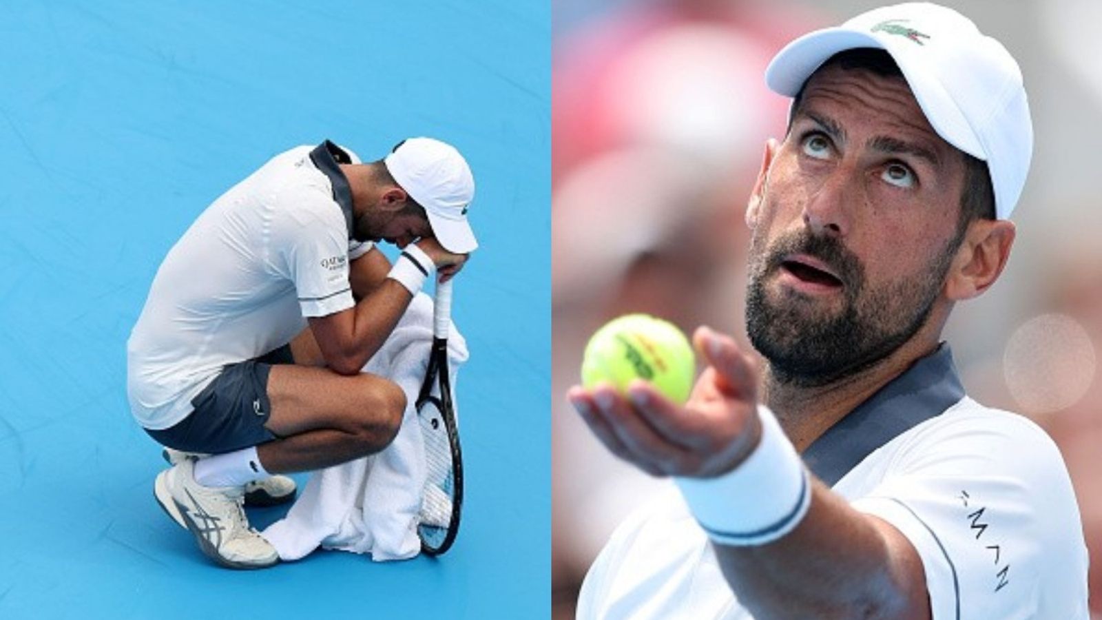 Watch: Novak Djokovic physically struggles as he exits Cincinnati in second round Novak Djokovic in the frame (Images via Getty)