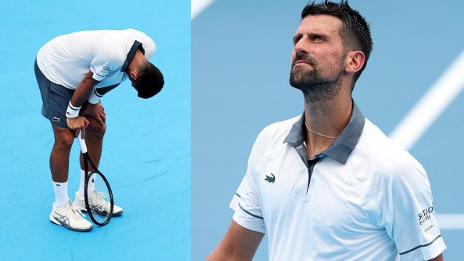 Djokovic reveals shocking long-term health issues after Cincinnati exit as he physically struggled Novak Djokovic in the frame (Images via Getty)