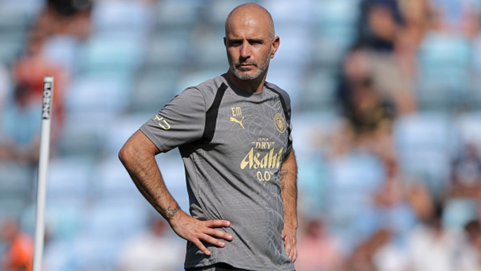 Man City coach Maresca names interim captains to shape leadership ahead of club football season Enzo Maresca in the frame (Image via Getty)