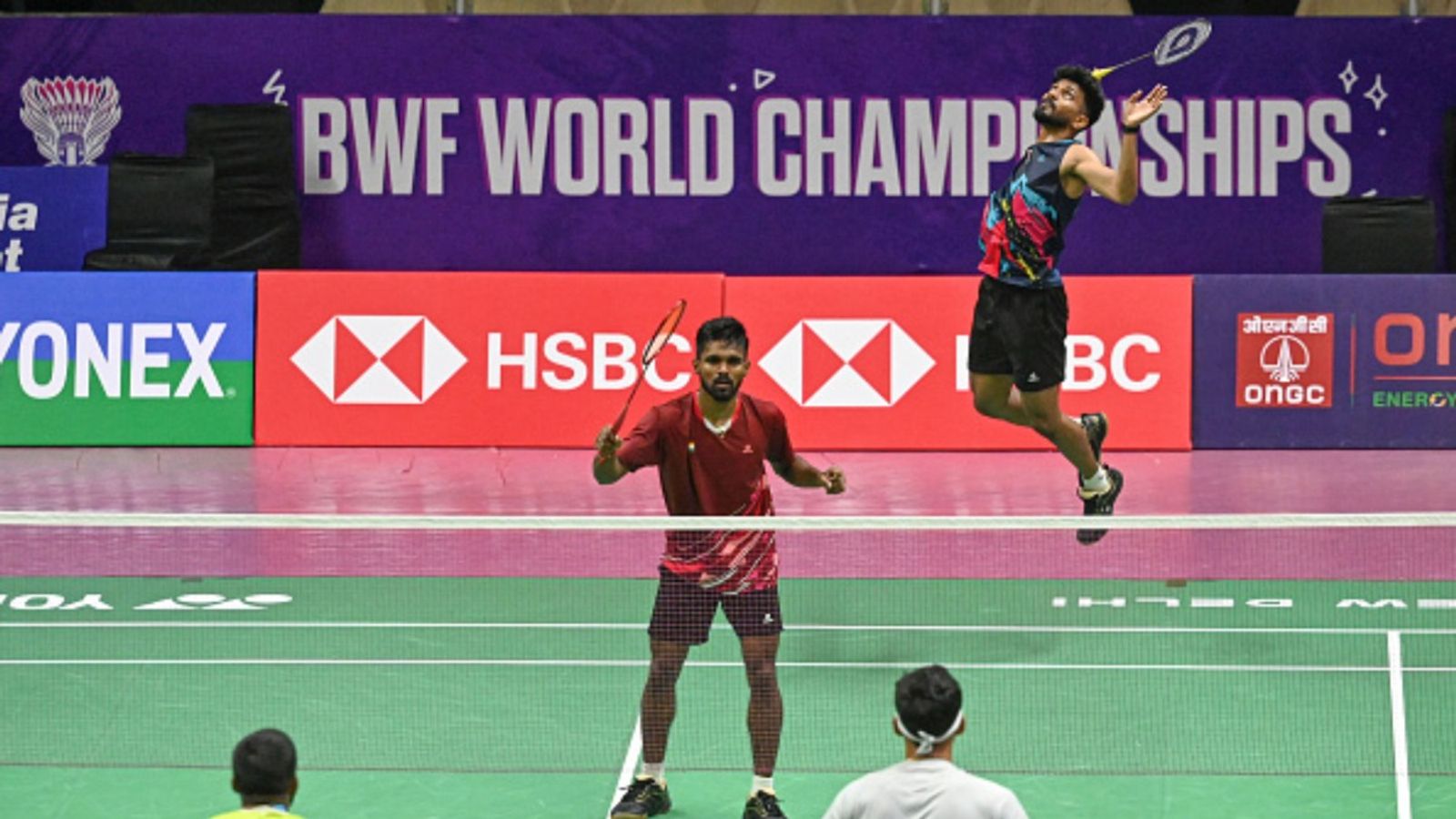 BWF World Championships 2026: India make strong start, Hariharan-Arjun reach second round after Irish pair retires mid-match MR Arjun and Hariharan Amsakarunan in this frame. (Getty)