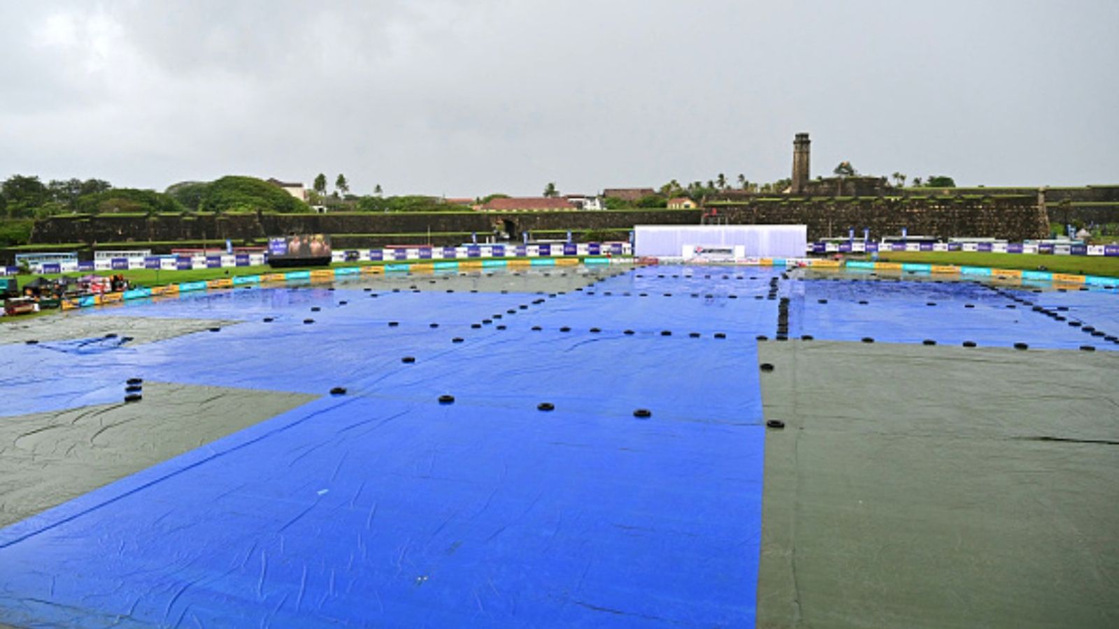 IND vs SL, Day 3 Stumps: Rain keeps India from batting again, Sri Lanka end day 178 runs behind Galle International Stadium in this frame. (Getty)