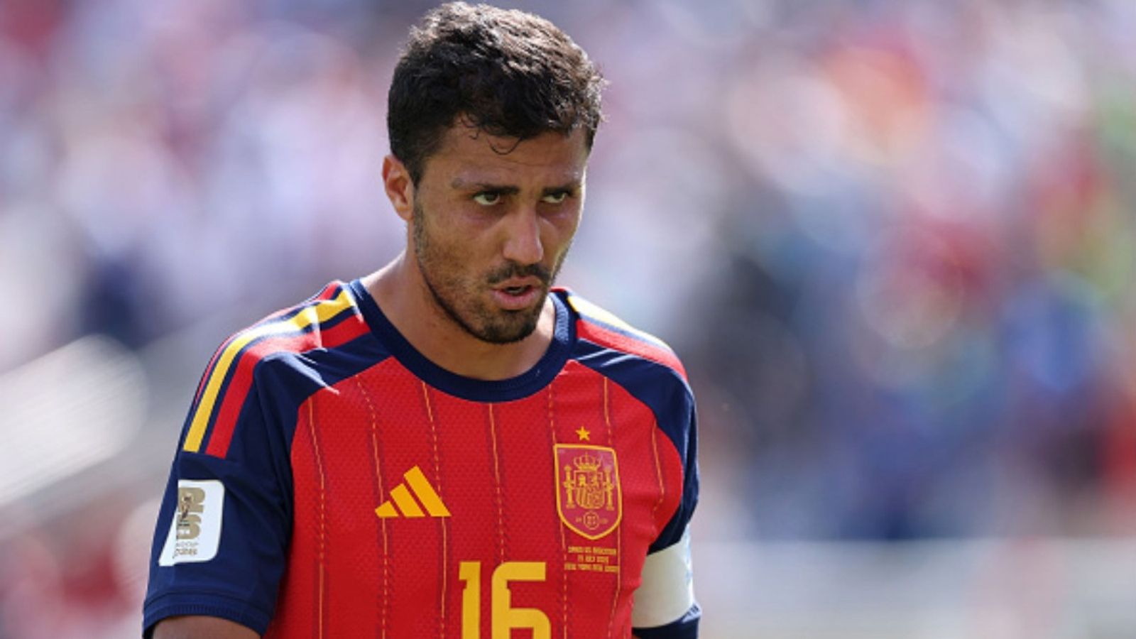 World Cup winner Rodri arrives in Barcelona with ambition and warning to Real Madrid Rodri in the frame (Image via Getty)