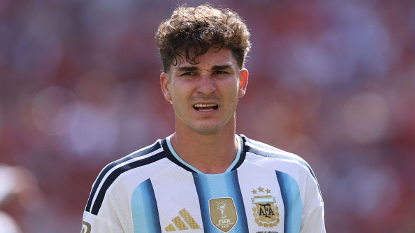 Atletico Madrid head coach Diego Simeone’s huge update on Julian Alvarez might excite fans Julian Alvarez in the frame (Image via Getty)