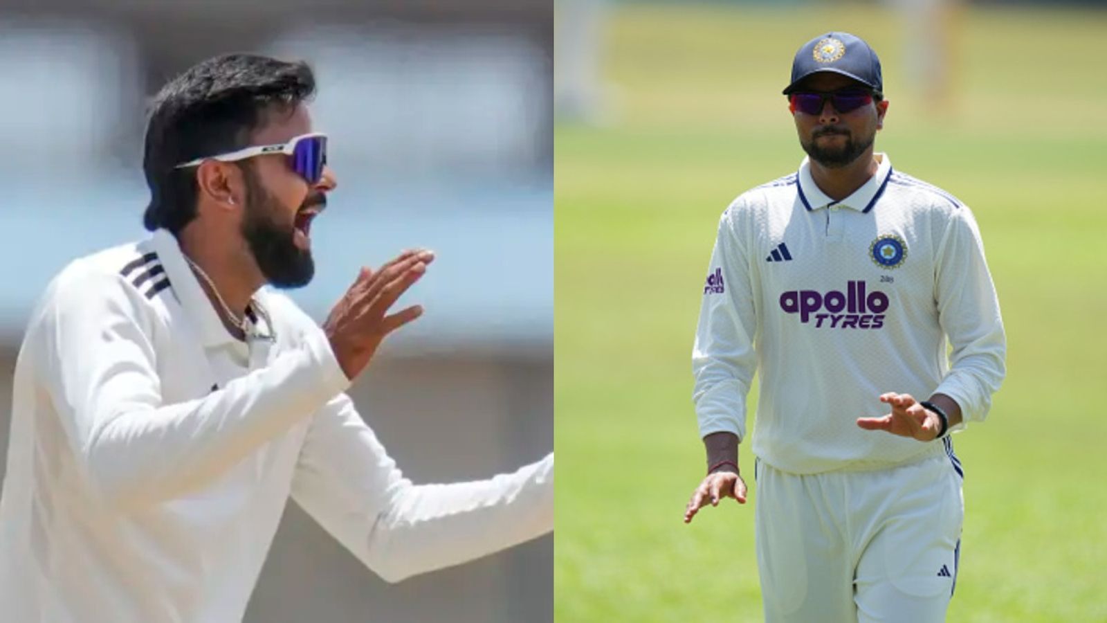 Saransh Jain all set to play IND vs SL 2nd Test amidst Kuldeep Yadav's ordinary show India's Kuldeep Yadav (R) and Saransh Jain in this frame. (Getty)