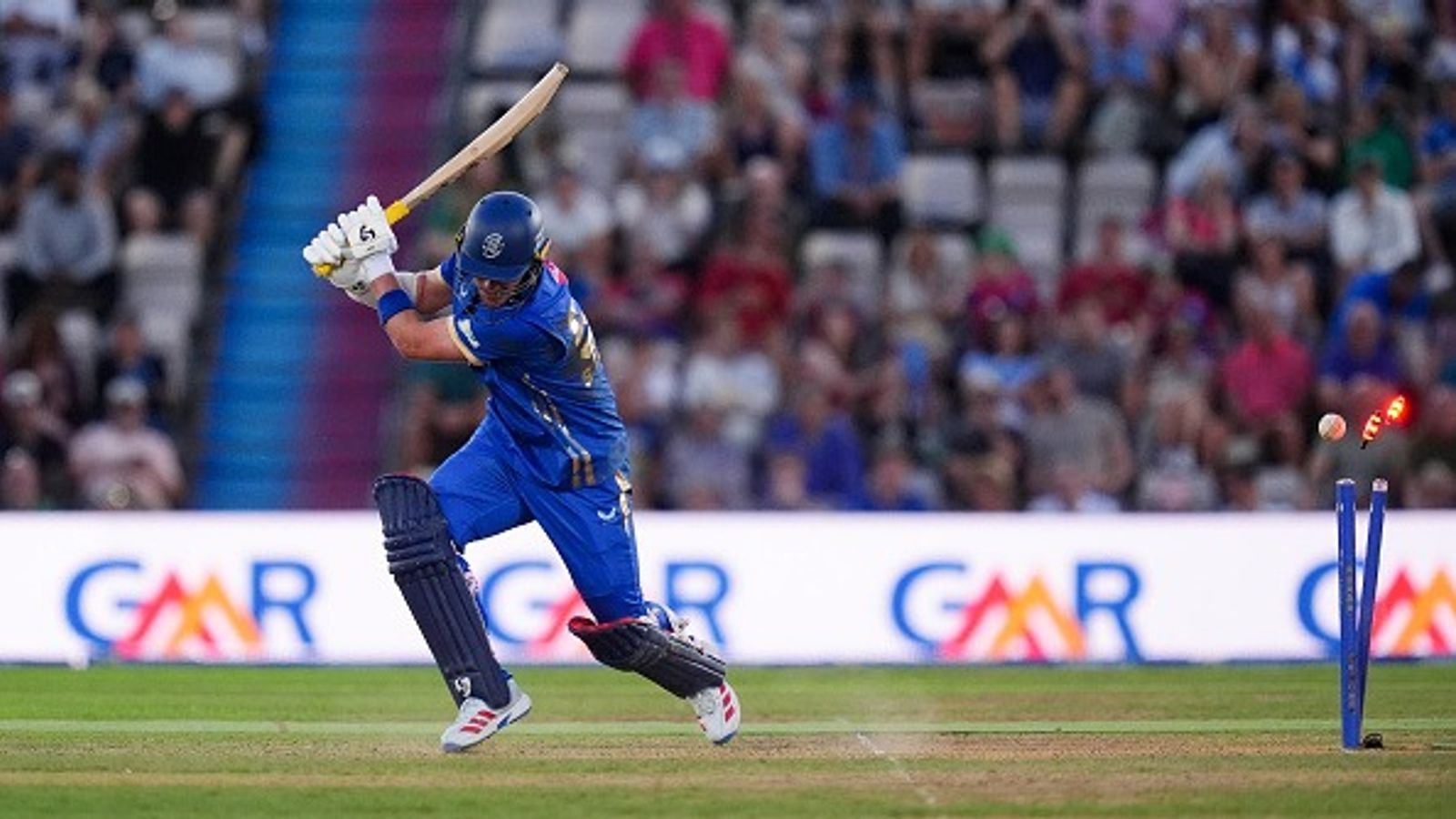 Vaibhav Sooryavanshi's RR teammate to undergo surgery for groin injury, Test return delayed England's star all-rounder Sam Curran in this frame. (Getty)