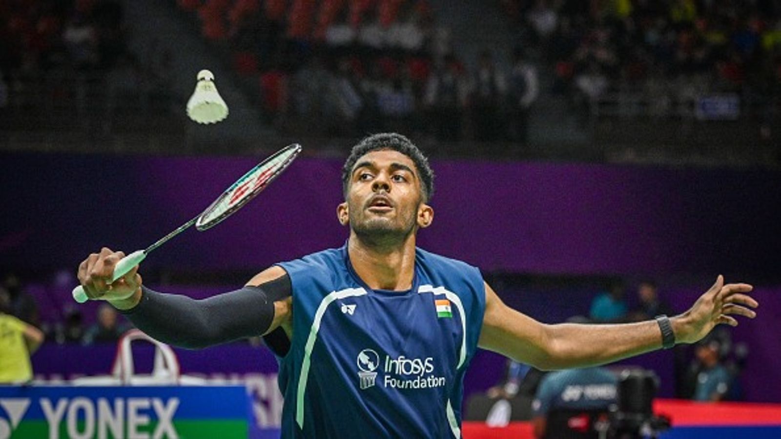 Ayush Shetty knocked out of BWF World Championships after going down to Alwi in 2nd round India's star shuttler Ayush Shetty in this frame. (Getty)