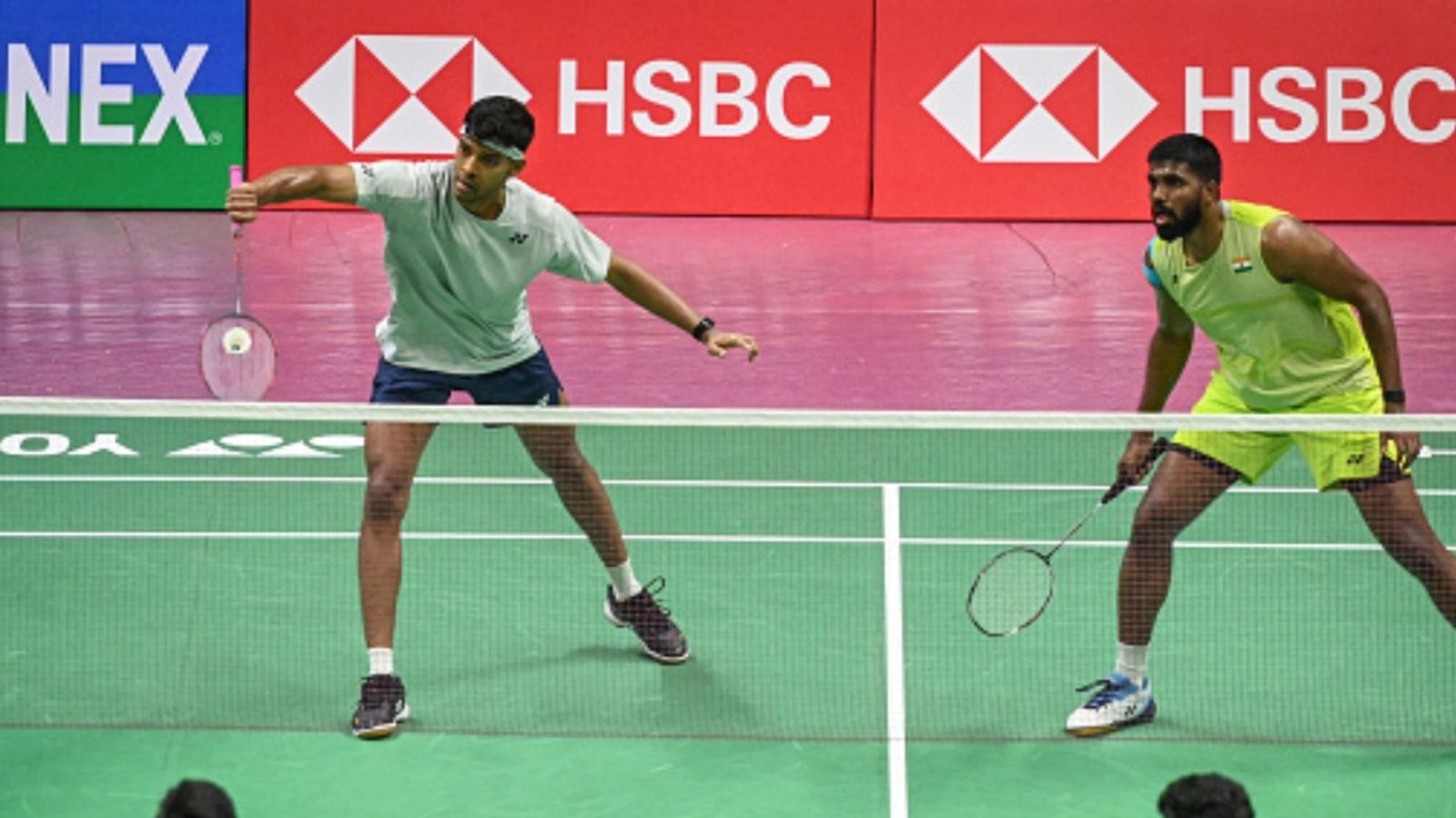 BWF World Championships: Satwik-Chirag storm into quarters after fighting win over Malaysian duo India's star shuttlers Chirag Shetty and Satwiksairaj Rankireddy in this frame. (Getty)