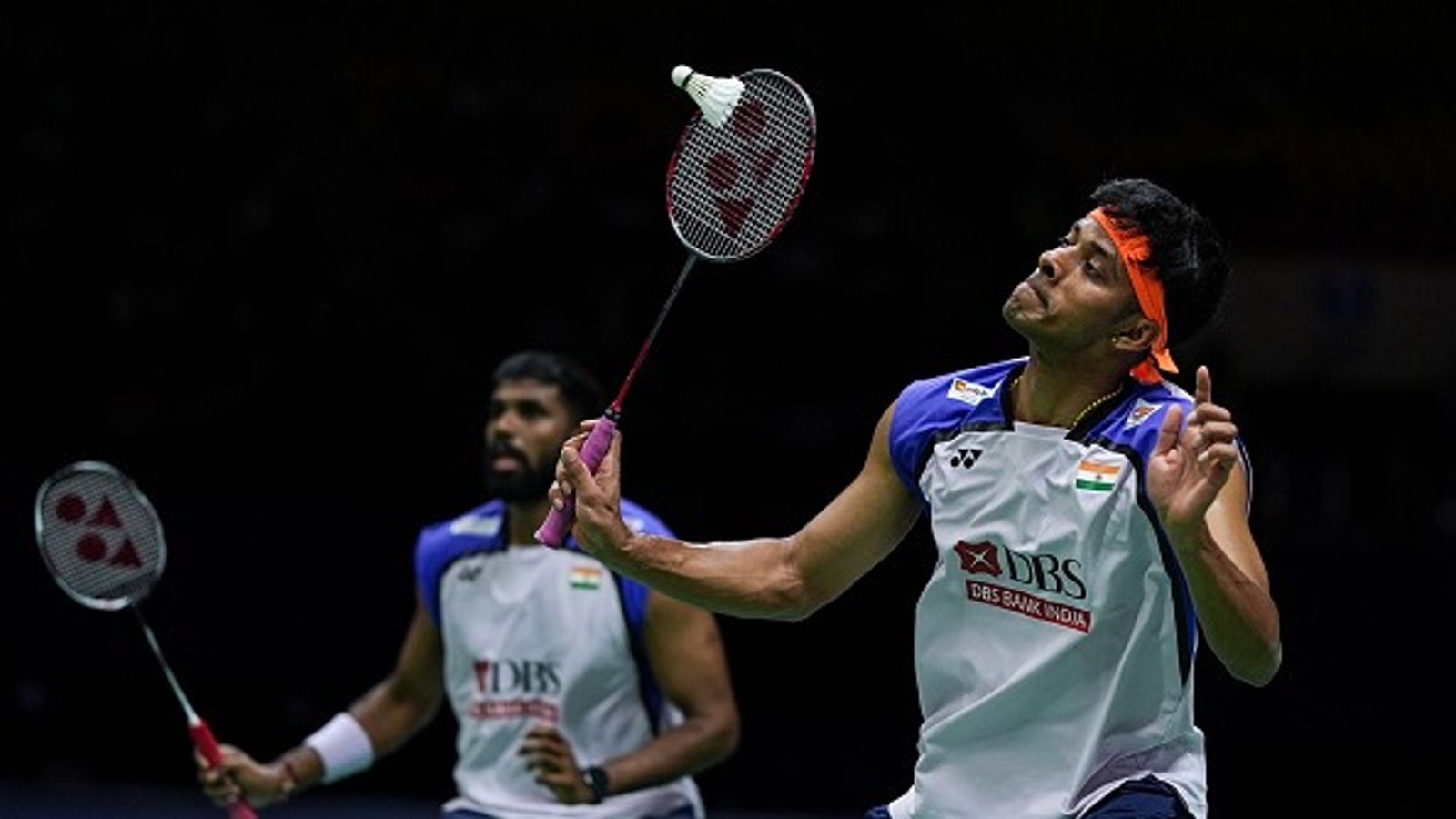 Satwik-Chirag's campaign at BWF World Championships ends with painful loss to China's World no.3 India's star shuttlers Satwiksairaj Rankireddy (L) and Chirag Shetty in action in this frame. (Getty)
