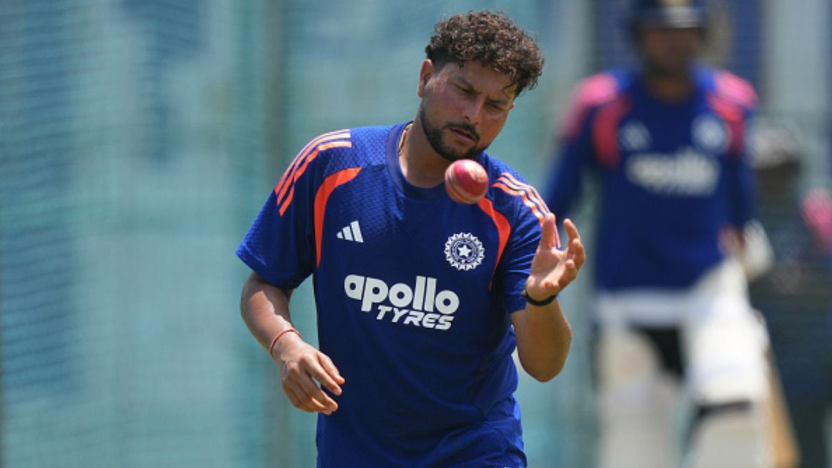 Kuldeep Yadav in this frame. (Getty) Kuldeep Yadav in this frame. (Getty)