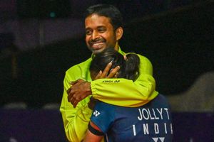 Watch: Gayatri Gopichand hugs father Pullela Gopichand after historic win with Treesa at BWF World Championships SportsTak
