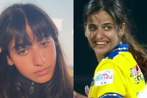 Who is Medhavi Bidhuri? Delhi leg spinner's '67' celebration goes viral SportsTak