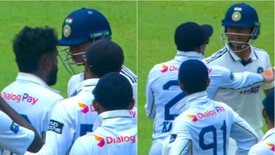 Yashasvi Jaiswal, Asitha Fernando engage in heated altercation after opener's dismissal; watch video Yashasvi Jaiswal, Asitha Fernando