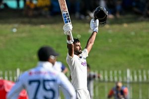 IND vs SL, 2nd Test Day 1 Stumps: Devdutt Padikkal's century powers India to 300/5 against Sri Lanka SportsTak