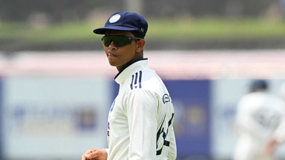 Yashasvi Jaiswal in this frame. (Getty) Yashasvi Jaiswal in this frame. (Getty)