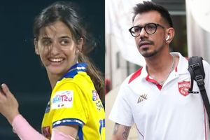 Watch: Yuzvendra Chahal joins DPL sensation Medhavi Bidhuri in viral ‘6-7’ celebration SportsTak