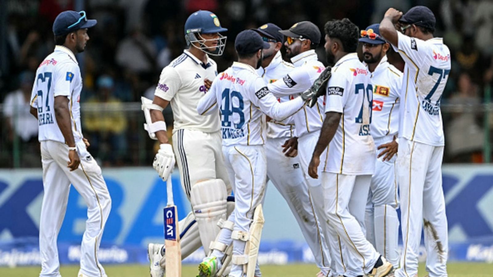 'This India will fight and reply': Yashasvi Jaiswal reacts to Harsha Bhogle's verdict on physical altercation with Asitha Fernando India's Yashasvi Jaiswal (2L) confronts Sri Lanka's Asitha Fernando (3R) after his dismissal during the first day of the second Test at the Sinhalese Sports Club Ground in Colombo on August 23, 2026.