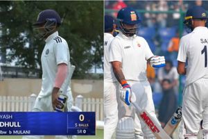 Picked ahead of batter who scored 828 runs in Ranji Trophy 2025-26, Yash Dhull scores 9 runs in 2 innings Duleep Trophy clash SportsTak