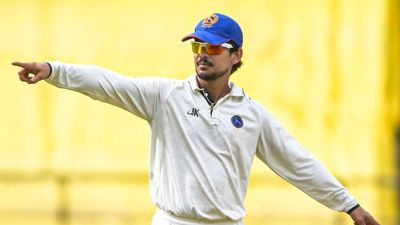 Duleep Trophy: Ishan Kishan's team takes 8 wickets for 39 runs to enforce follow-on, 29-year-old pacer bags 4 in 7 balls Ishan Kishan in this frame. (X)