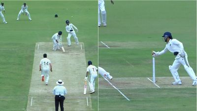 Ishan Kishan pulls off a sensational stumping off pacer's bowling in Duleep Trophy 2026 match; video goes viral Ishan Kishan