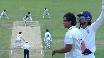 Vaibhav Sooryavanshi strikes twice in an over in Duleep Trophy clash after disappointing outing with bat; watch video Vaibhav Sooryavanshi, Ishan Kishan