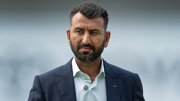 Former India's star batter Cheteshwar Pujara in this frame. (Getty)