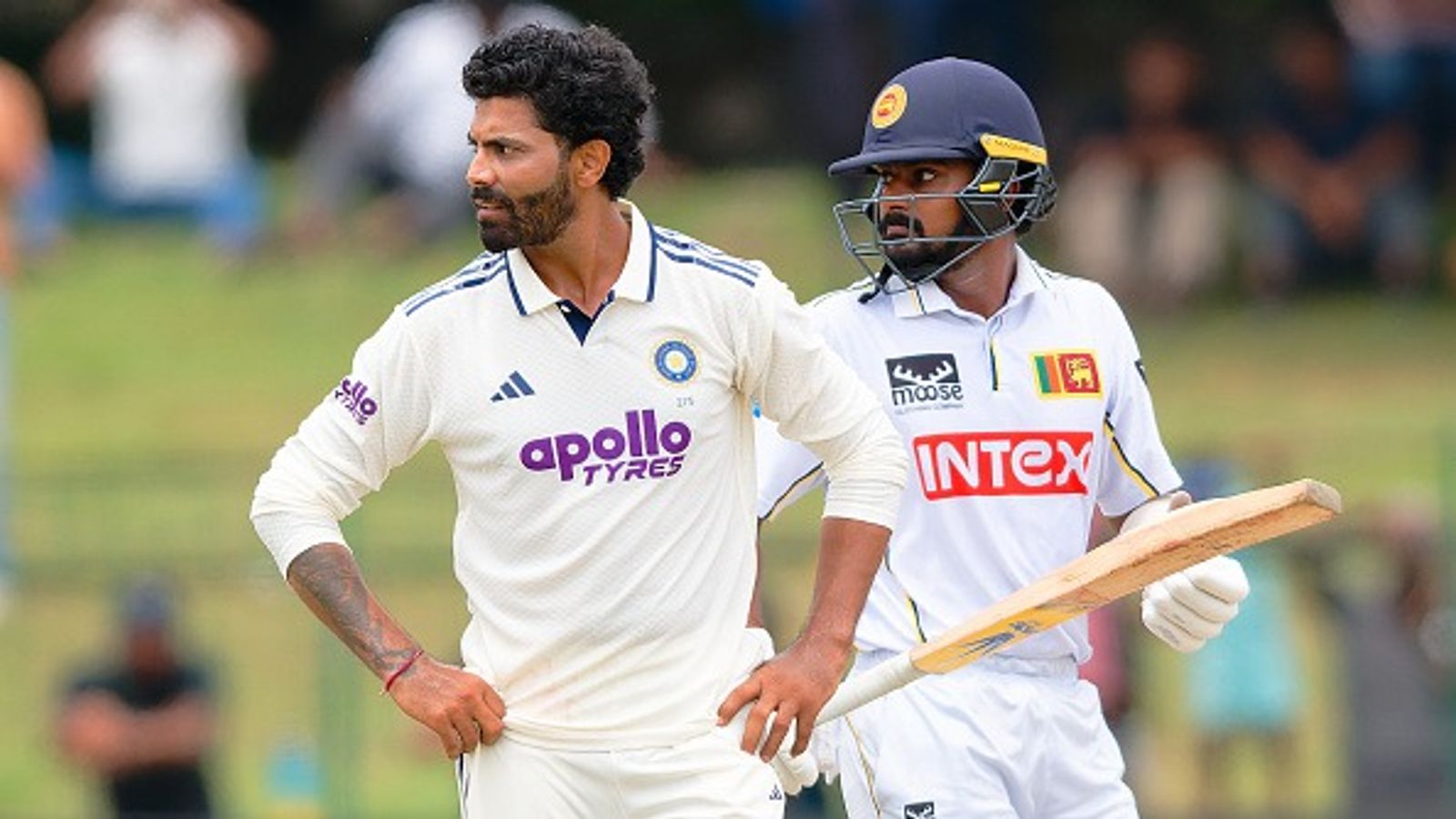 Sairaj Bahutule reveals the root cause behind Indian spinners' no-ball epidemic, says 'It happens when...' India's Ravindra Jadeja (L) of India reacts while Sri Lanka's Pasindu Sooriyabandara runs in this frame. (Getty)