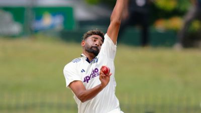 'I felt his pace was a little less': Shubman Gill clears air on Mohammed Siraj's fitness after India miss 2-0 series sweep Mohammed Siraj in this frame. (Getty)