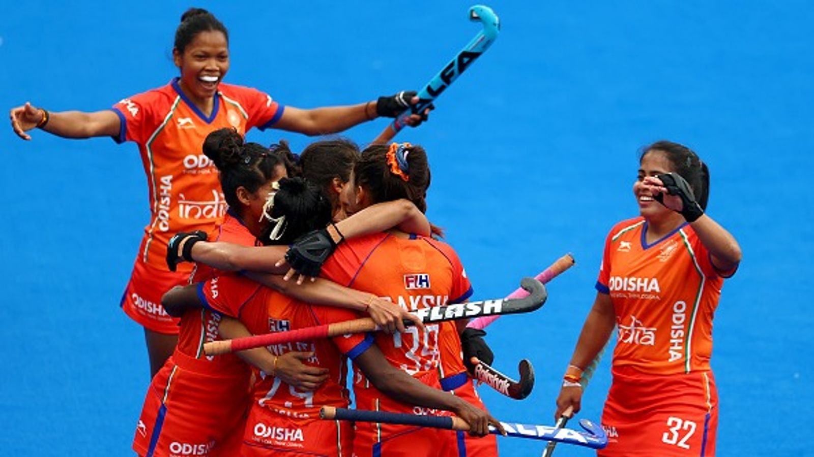 Hockey India rewards Women's Team with bumper Rs 50 lakh prize money after World Cup heroics India women's hockey team in this frame. (Getty)