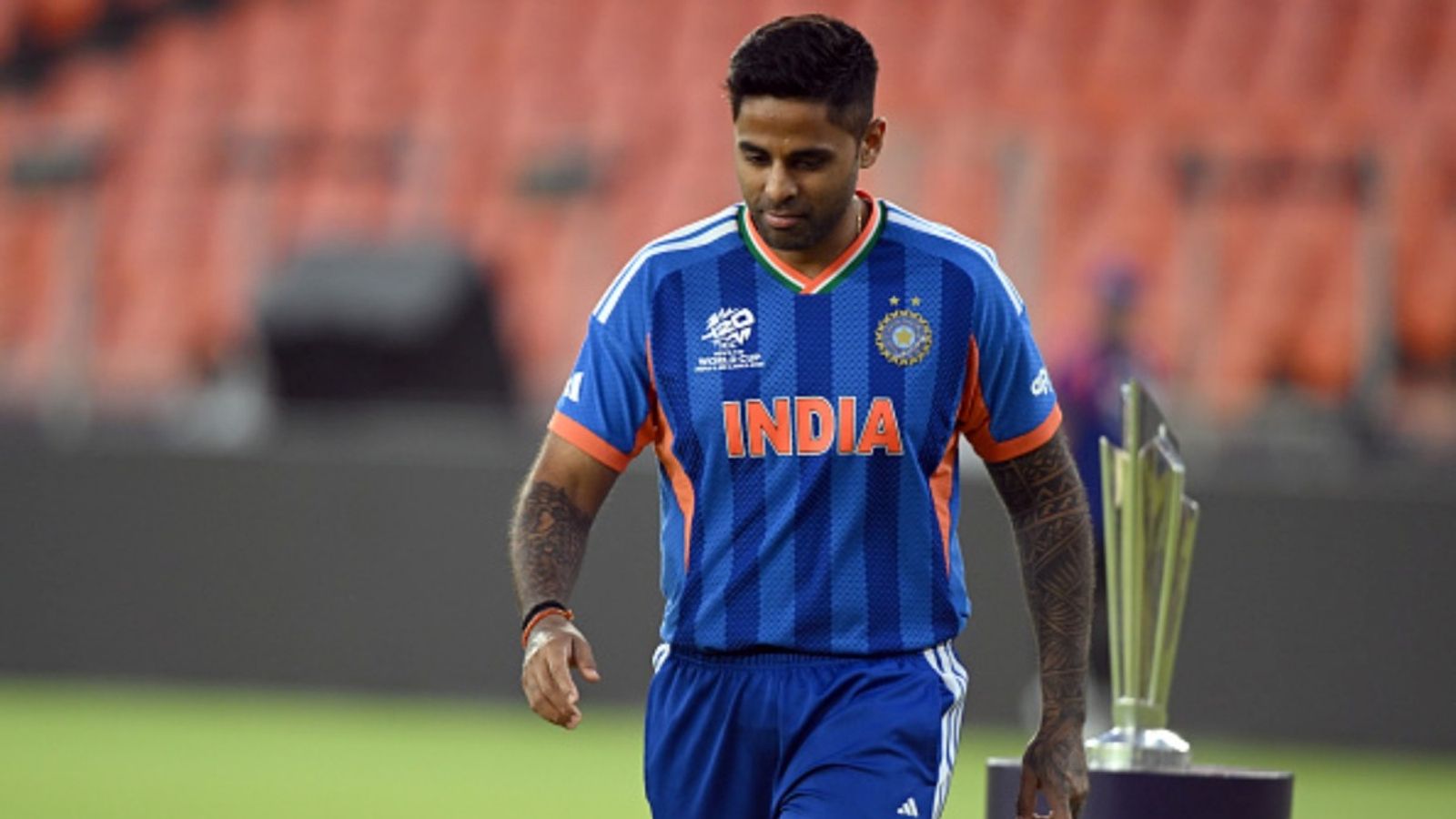 'I smiled after spotting my name isn't there': Suryakumar Yadav recalls 1st reaction after getting sacked as T20I captain Suryakumar Yadav of India during an ICC Men's T20 World Cup India & Sri Lanka 2026 of India net session at Narendra Modi Stadium on March 07, 2026 in Ahmedabad, India.