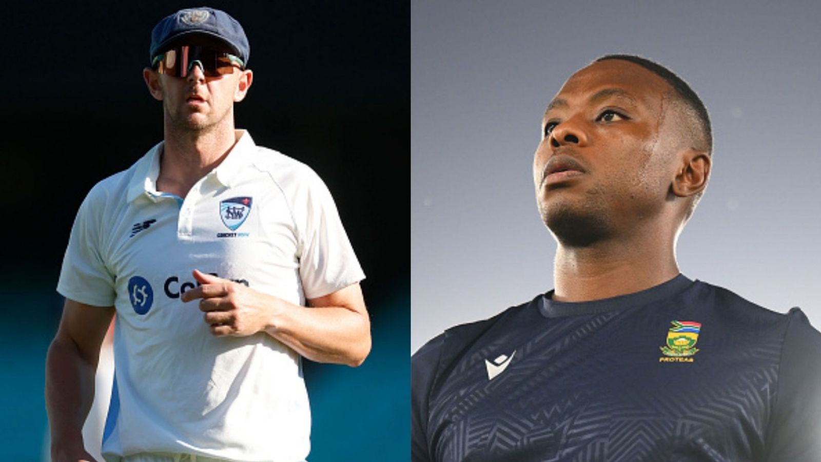 Josh Hazlewood reacts to possibility of Kagiso Rabada missing Test series, says 'I'm sure batters will rather face someone else’ Josh Hazlewood and Kagiso Rabada in the frame (Images via Getty)