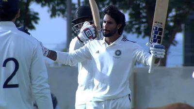 Captain Tilak Varma smashes century, rescues South Zone from 80/5 to take lead vs North Zone Tilak Varma