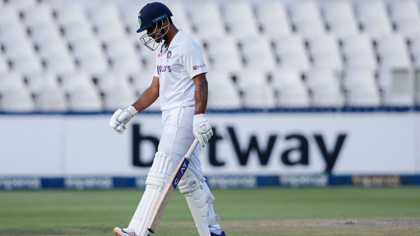 India's ignored Test opener heads to England to play County cricket with Ben Stokes India's Mayank Agarwal walks back to the pavilion after his dismissal by South Africa's Duanne Olivier (not seen) during the second day of the second Test at The Wanderers Stadium in Johannesburg on January 4, 2022.