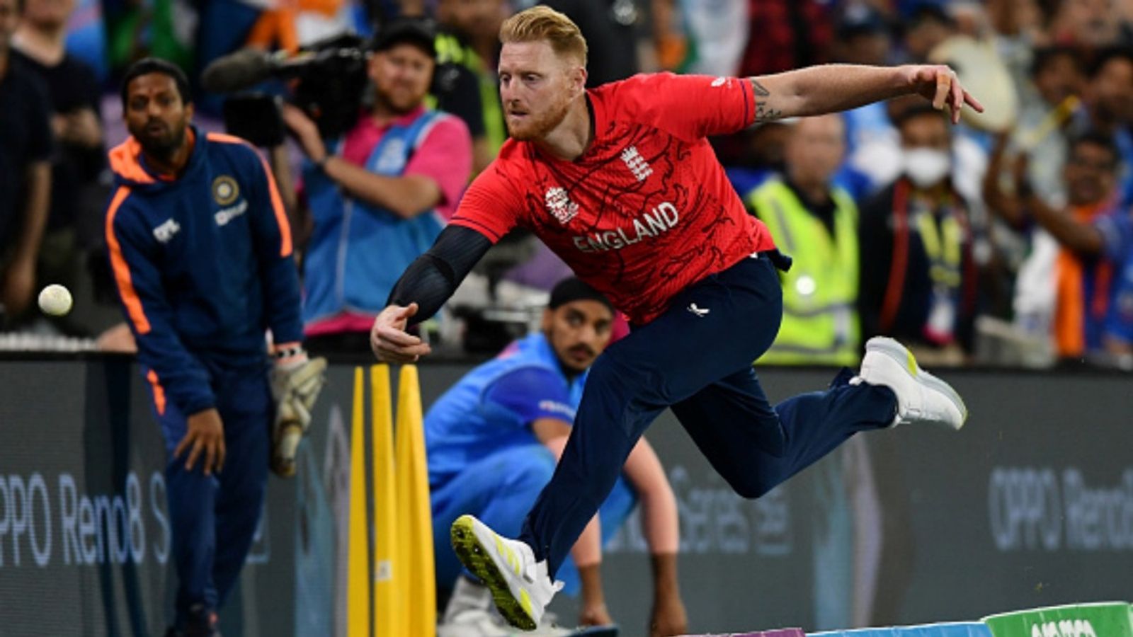 Ineligible for IPL 2027, Ben Stokes signs ground-breaking BBL deal after 11 years, joins his franchise Ben Stokes of England fields during the ICC Men's T20 World Cup Semi Final match against India at Adelaide Oval on November 10, 2022 in Adelaide, Australia.