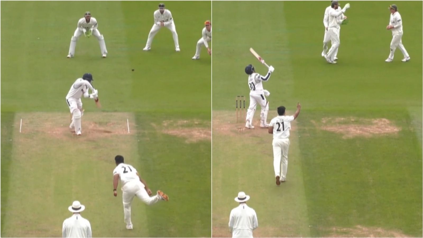 After wicketless Day 1, Auqib Nabi makes Kuldeep Yadav his 1st wicket on County debut for Surrey; watch video Surrey's Auqib Nabi dismisses Yorkshire's Kuldeep Yadav on Day 2 of the County Championship Division One 2026 match.