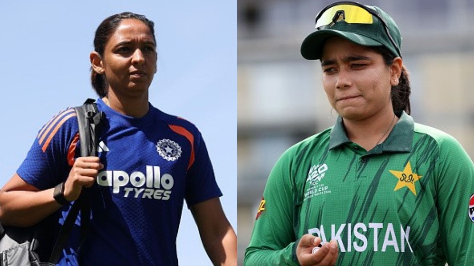 How many times have Pakistan beaten India at Women's T20 Asia Cup? All you need to know Harmanpreet Kaur and Fatima Sana in the frame (Images via Getty)