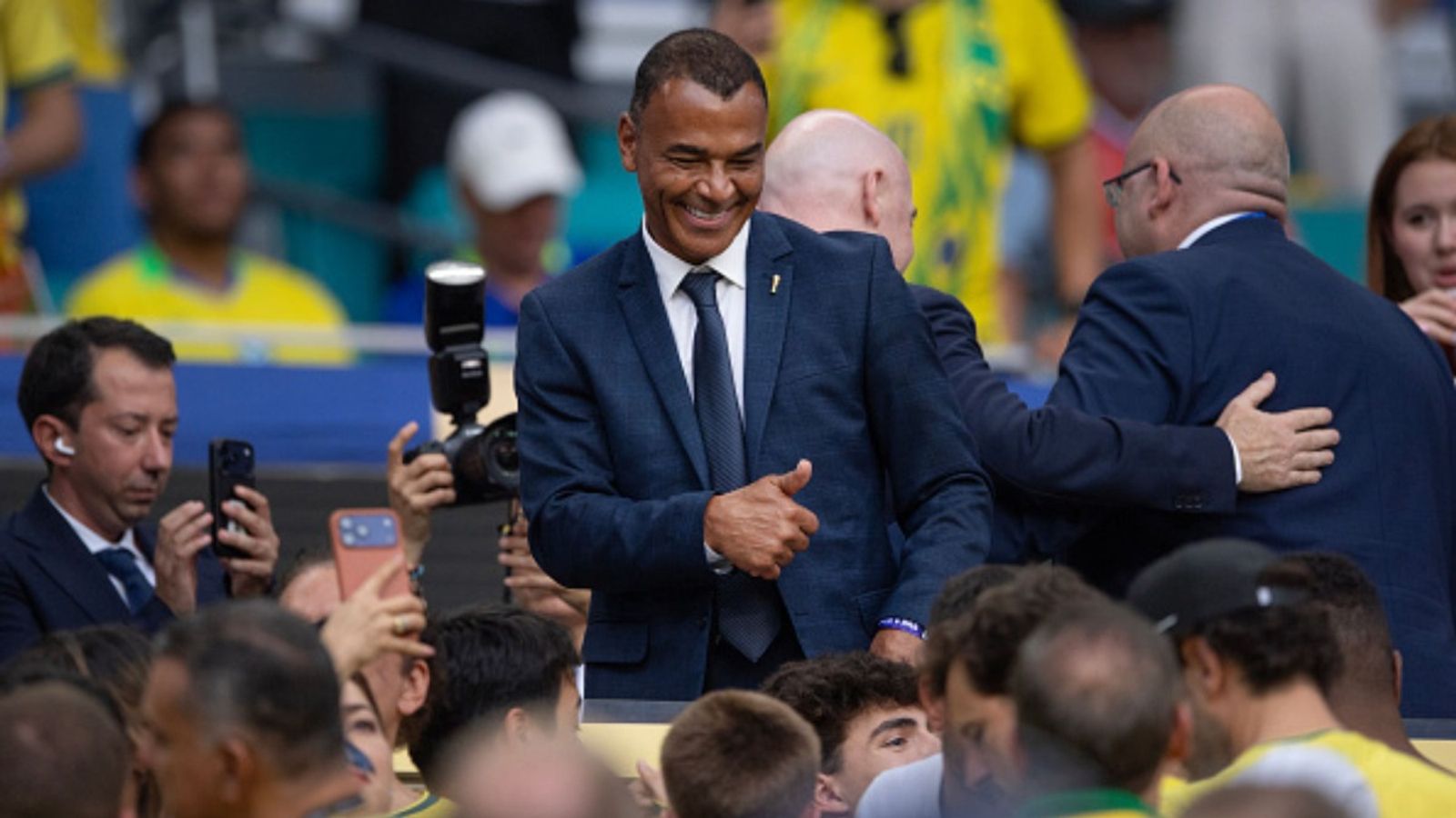 Watch: Two-time FIFA World Cup winner Cafu inspires Mumbai’s young footballers from slums; urges to ‘never give up’ Cafu in the frame (Image via Getty)