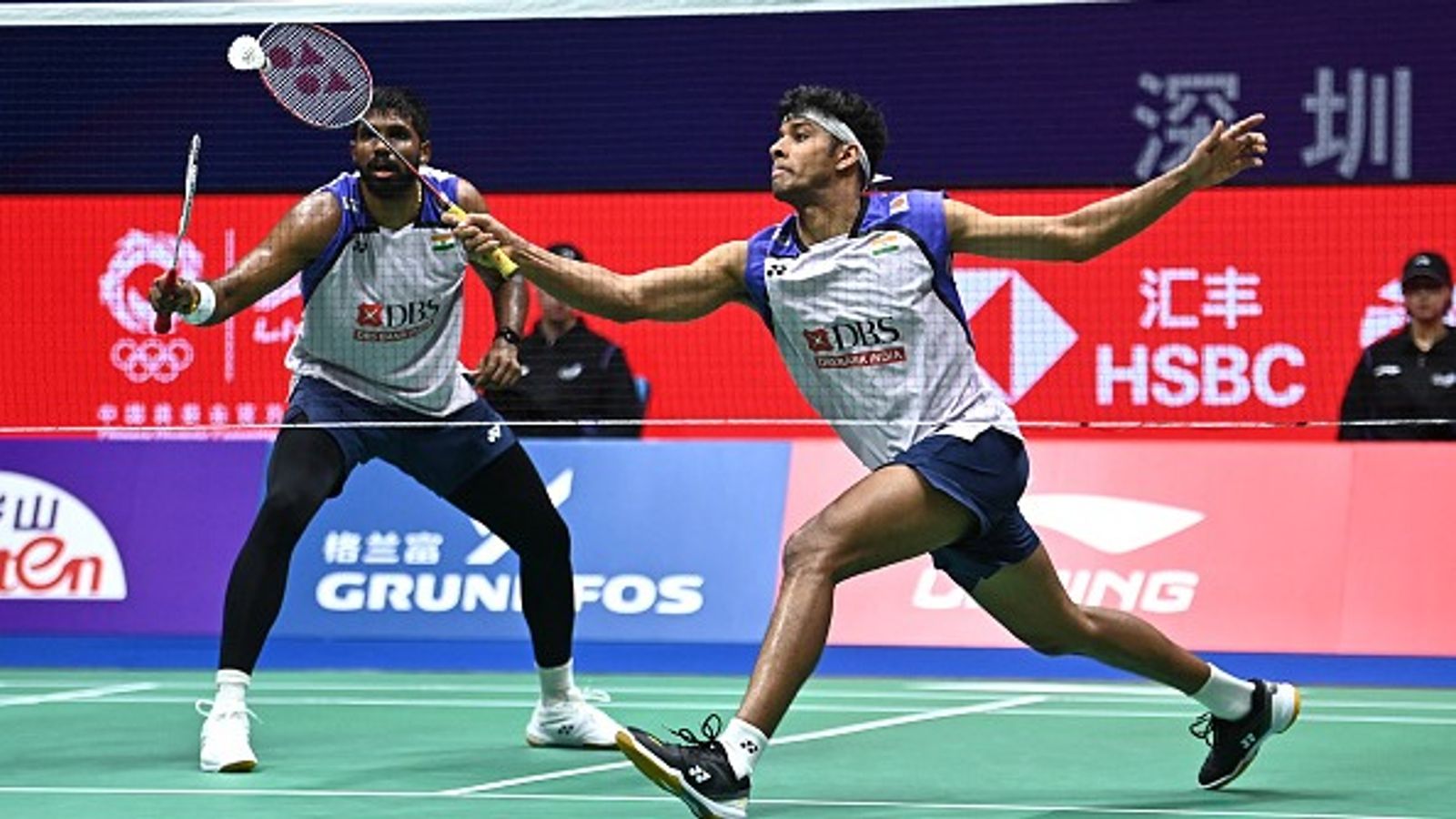 Satwik-Chirag script history, becomes 1st-ever Indian duo to clinch China Masters title after thrashing home favourites India's star shuttlers Satwiksairaj Rankireddy (L) and Chirag Shetty in this frame. (Getty)