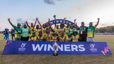Nigeria defend target of 99 vs Zimbabwe, win by 4 runs to seal U19 Women's T20 World Cup 2027 berth Nigeria celebration