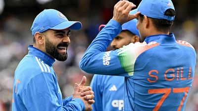 BCCI bags Rs 130 crore deal with 3 new associate sponsors, ChatGPT joins roster India's Virat Kohli (L) laughs as he talks with captain Shubman Gill during a match. (Getty)