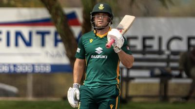 South Africa's young opener slams 150, equals all-time ODI record for highest score on debut Jordan Hermann