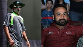 Legendary Sri Lanka pacer Chaminda Vaas (L) and former India star spinner in this frame. (Getty) Legendary Sri Lanka pacer Chaminda Vaas (L) and former India star spinner in this frame. (Getty)