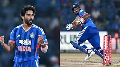 IND vs AFG: Samson's 57, Reddy's 3-fer power India to 7-wicket win over Afghanistan in 2nd T20I, seal series 2-0 India's Nitish Kumar Reddy (L) and Sanju Samson in frame. (Getty)
