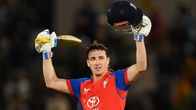 Harry Brook’s sizzling 49-ball 114 vs SL triggers historic T20I record, becomes 1st-ever captain to bag this mighty feat England's Harry Brook in this frame. (Getty)