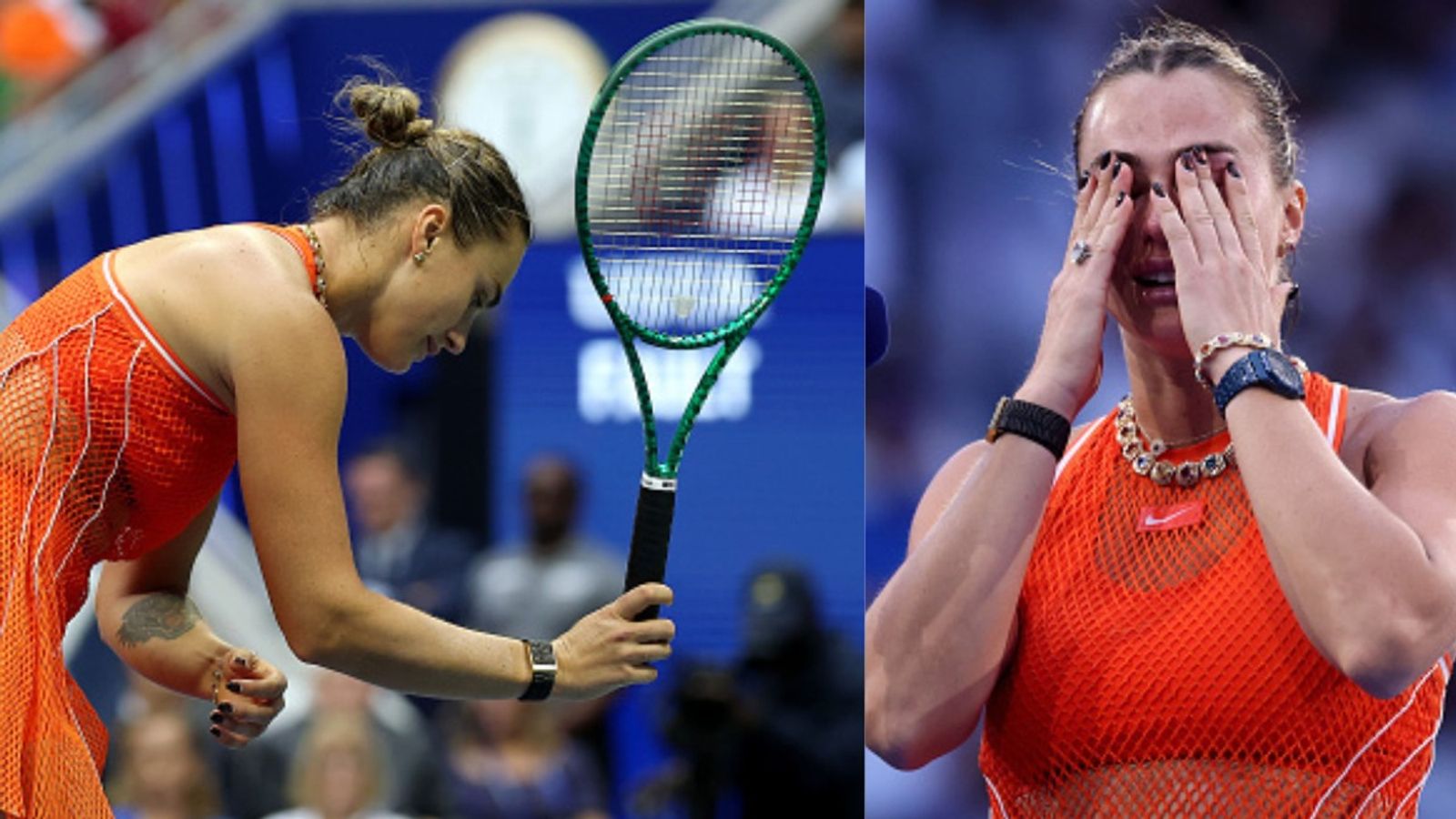 No. 2 Sabalenka fined $7,500 for racket abuse after US Open final defeat to No. 1 Rybakina Aryna Sabalenka in the frame (Images via Getty)