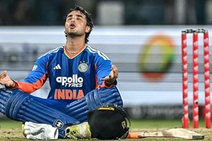 Watch: Abhishek Sharma pulls off famous 'Erling Haaland' celebration after tonking World Record century SportsTak